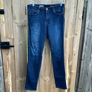 AG Adriano Goldschmied Cigarette Leg Skinny Ankle Jeans Size 28 Regular